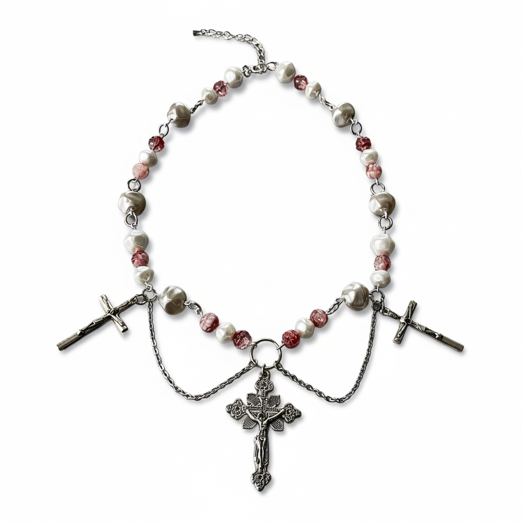 Photo studio - Collier croix