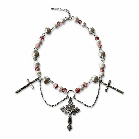 Photo studio - Collier croix